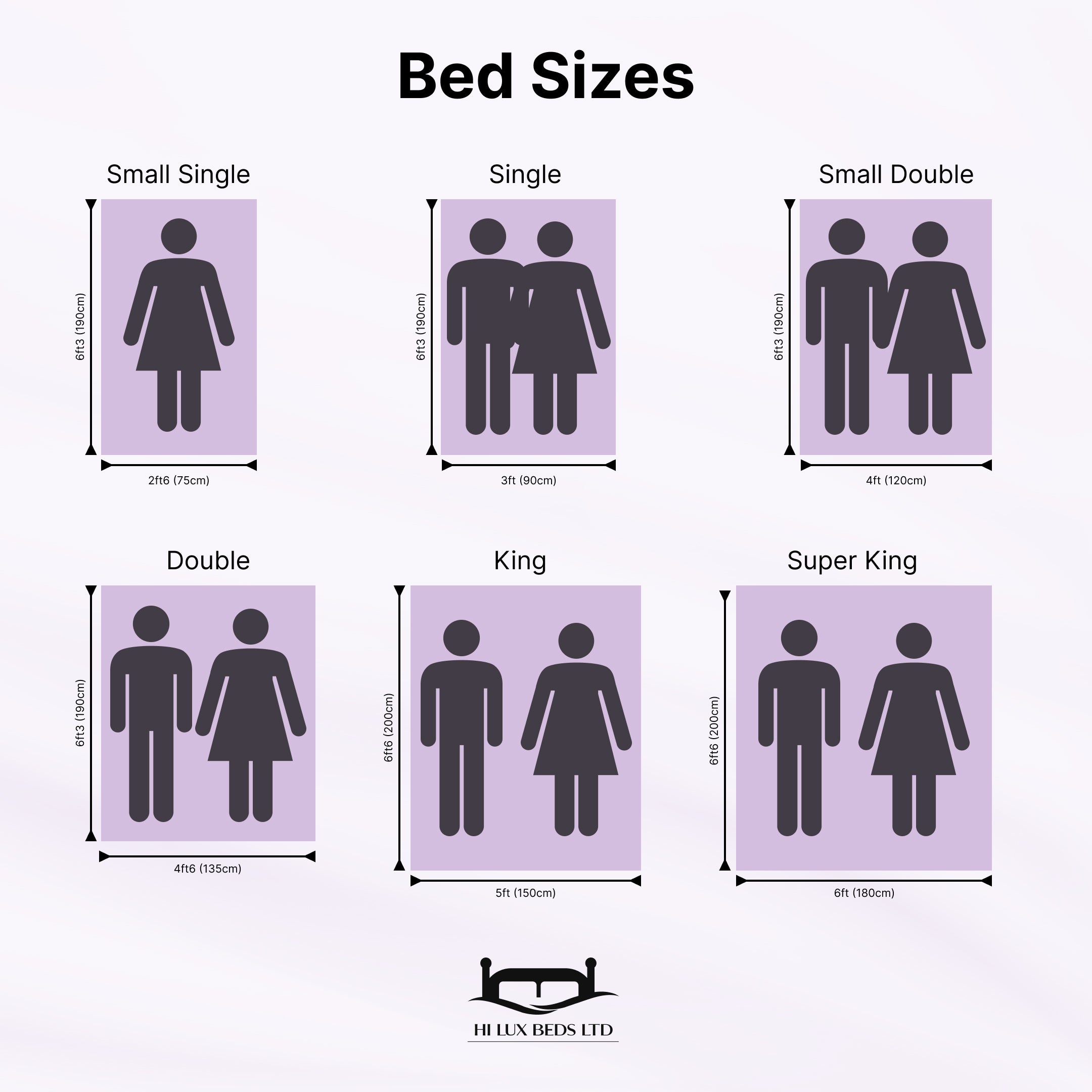 Ice Cube Divan Bed with 20" Headboard