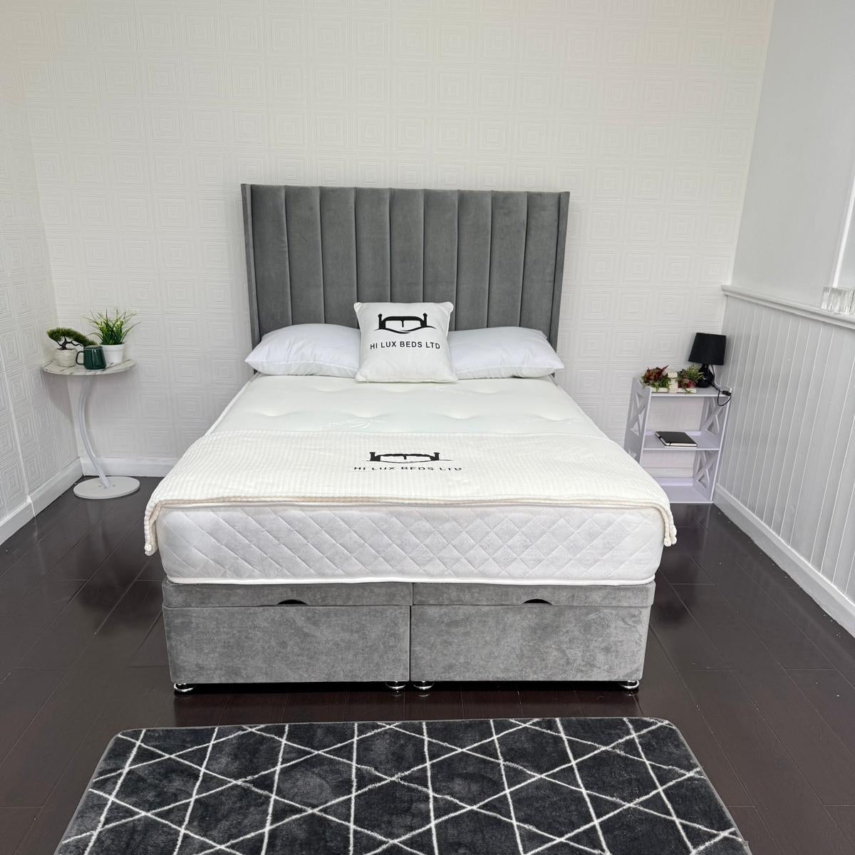 Zara Wing Storage Ottoman Divan Bed