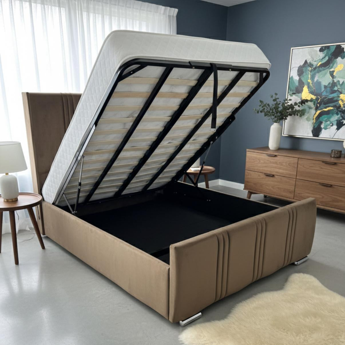 Lino Wing Frame Bed