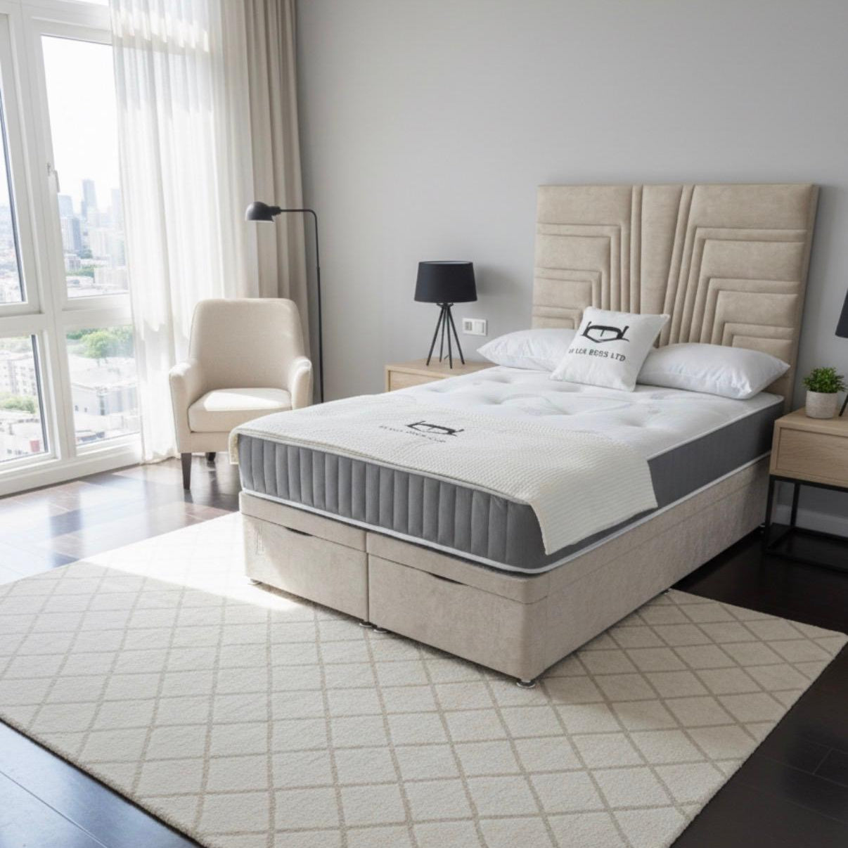 The Labyrinth Storage Ottoman Divan Bed