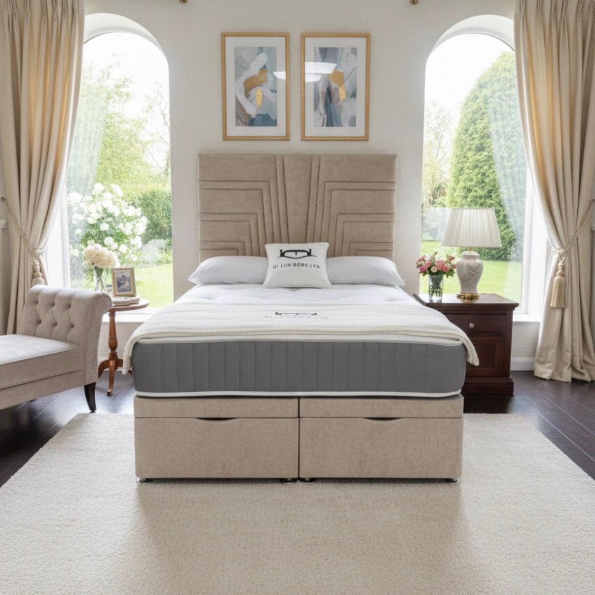 The Labyrinth Storage Ottoman Divan Bed