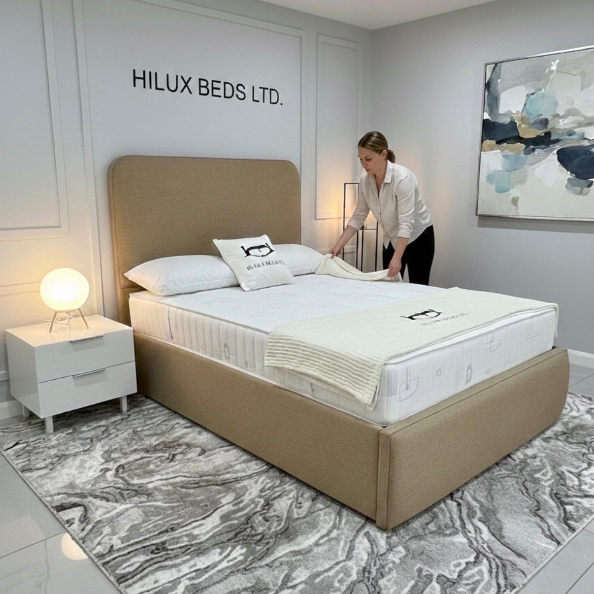 Curved Haven Frame Bed