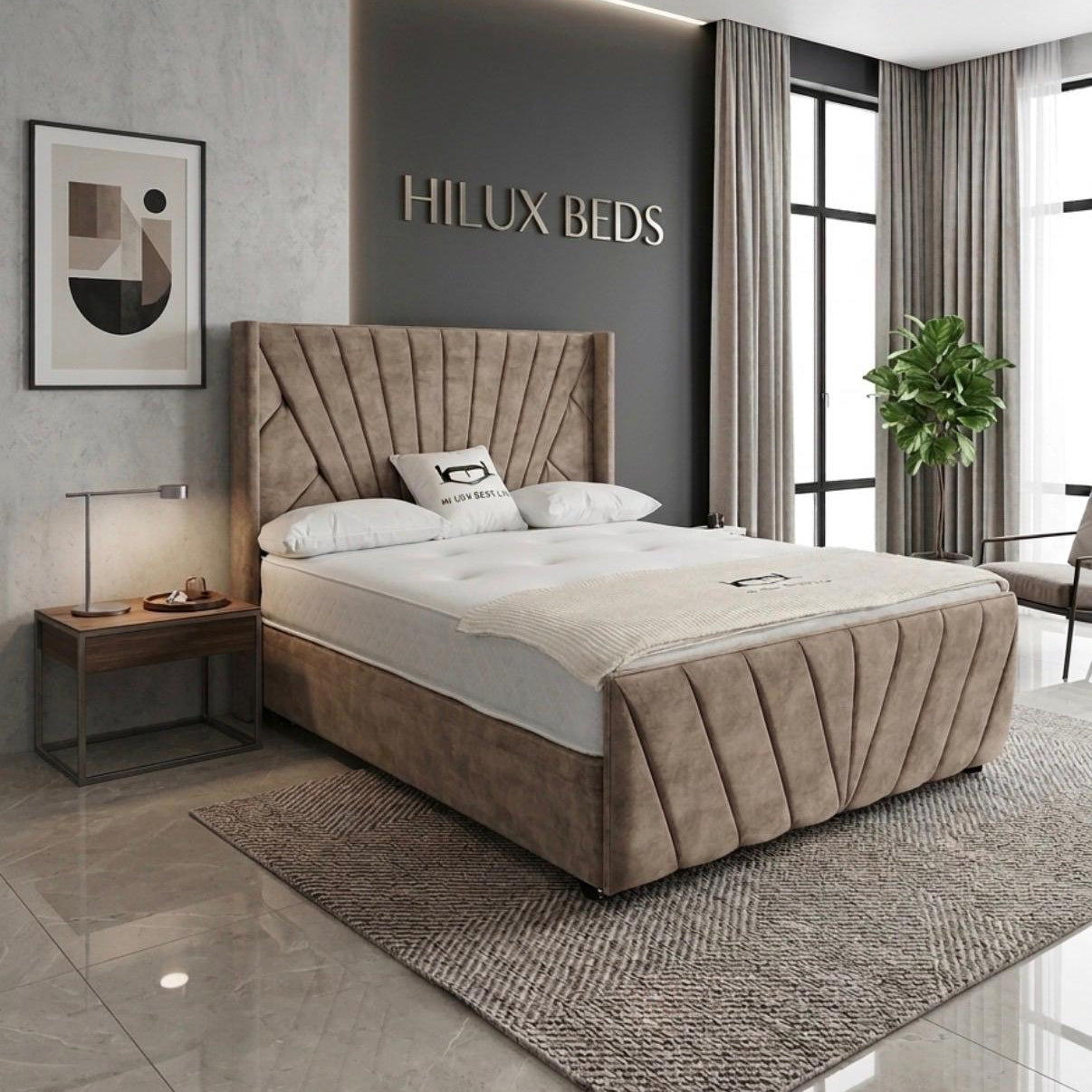 Sunburst Ottoman Divan Bed