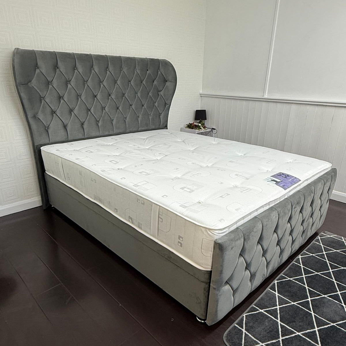 Angel Wing Storage Ottoman Divan Bed